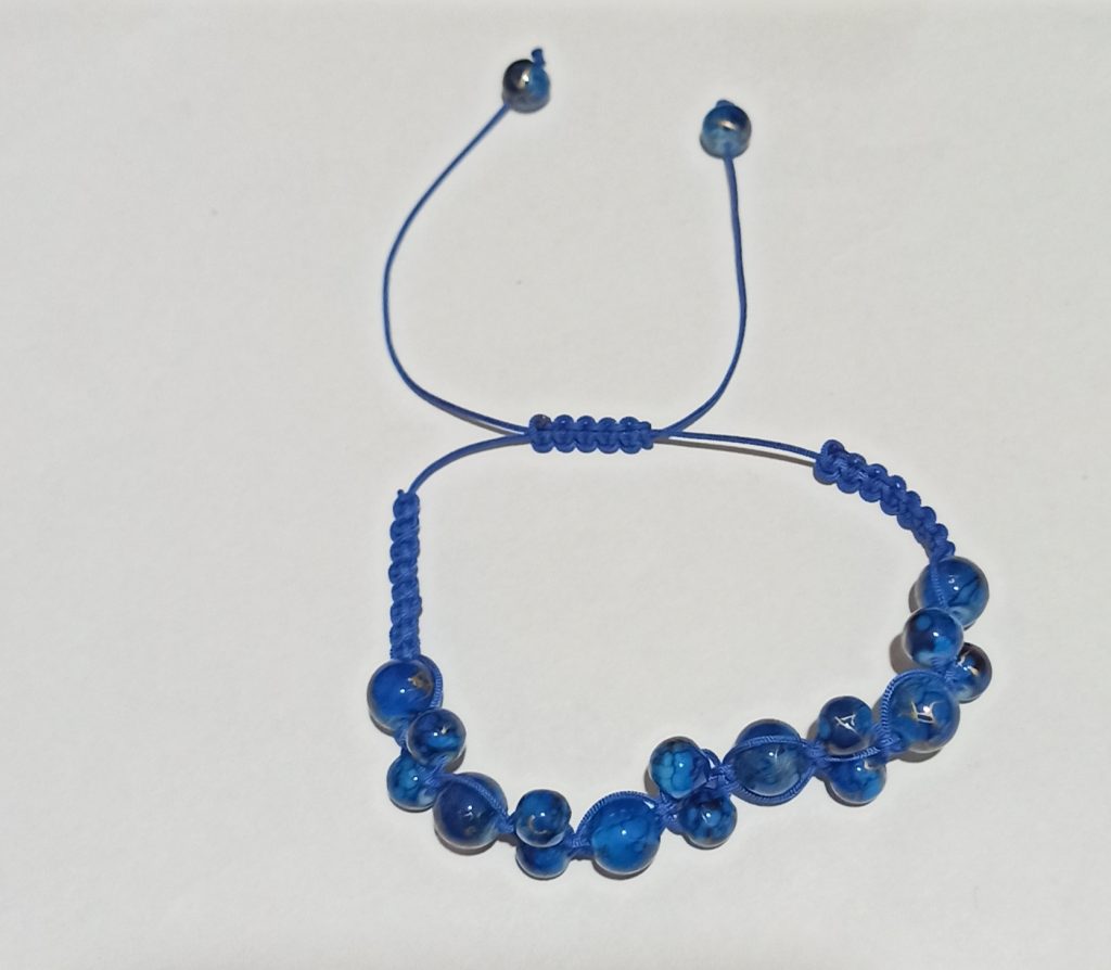دستبند مدل پروانه آبی
